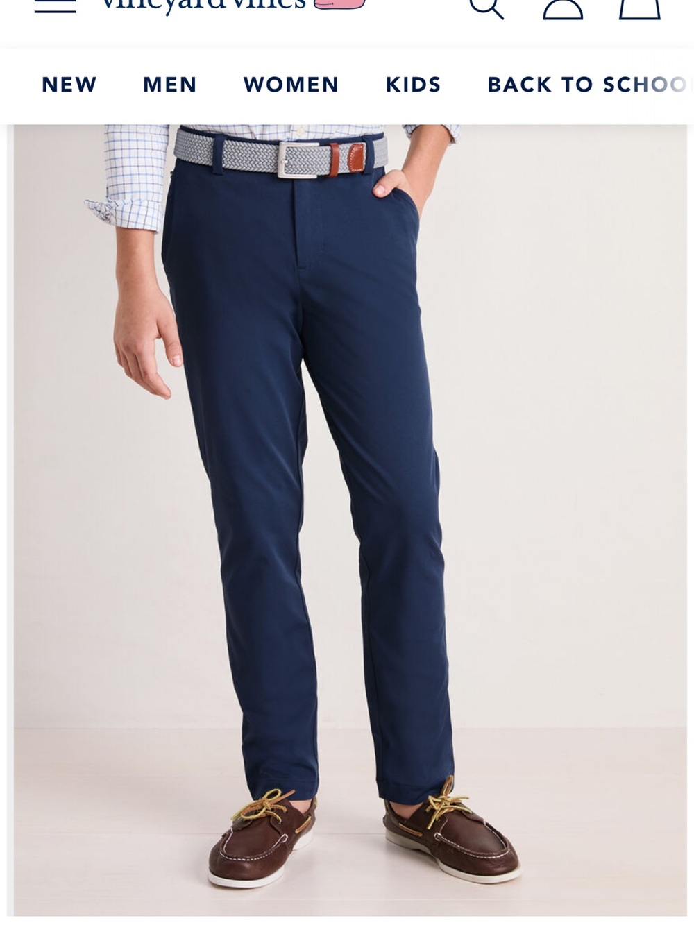 Boys Vineyard Vines performance on the go pants